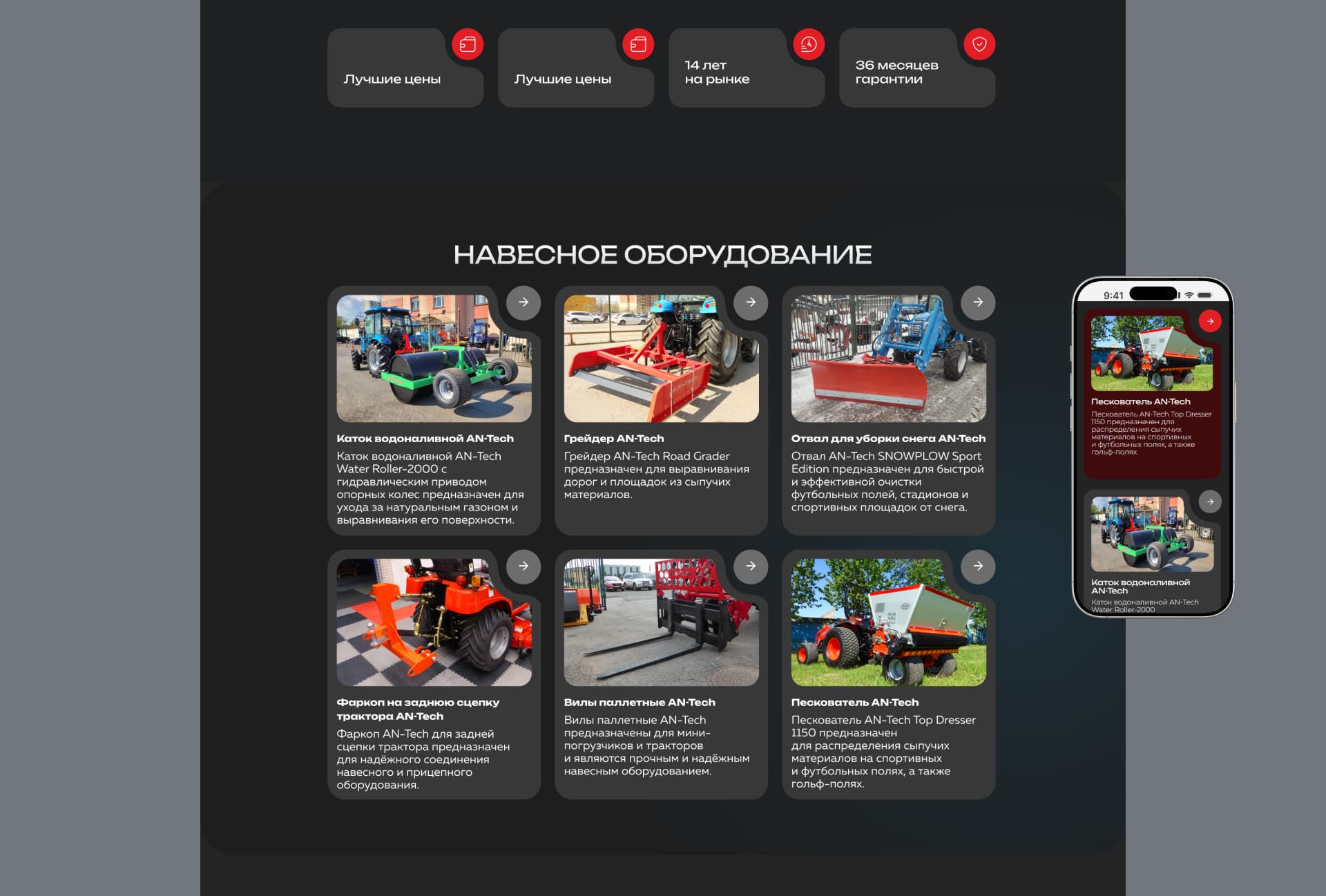 Скриншот сайта AN-TECH