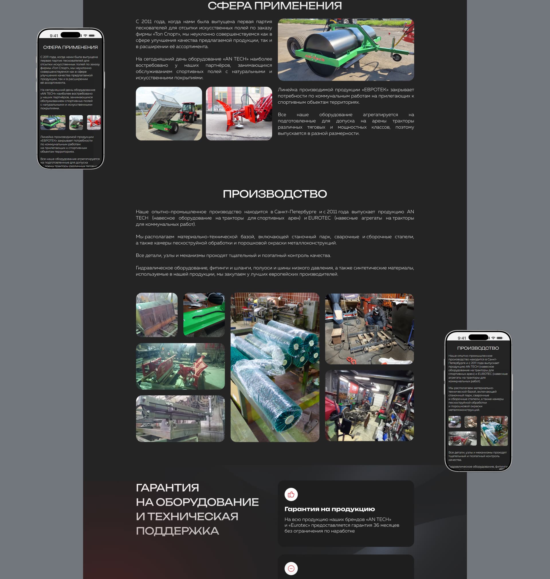 Скриншот сайта AN-TECH