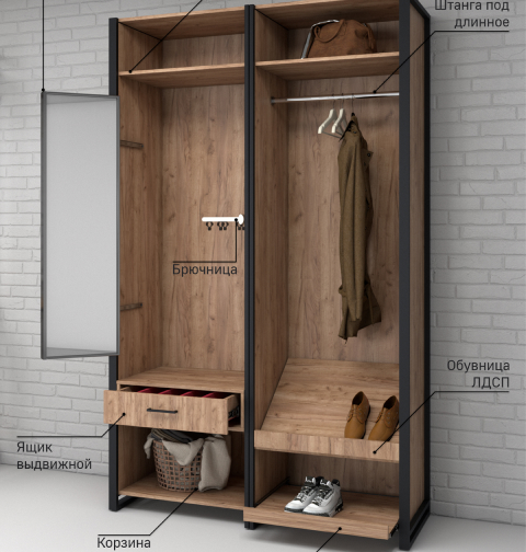 Открытая Гардеробная система